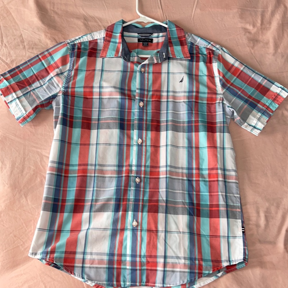 Nautica boys button down shirt